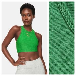 OUTDOOR VOICES Green Athena Crop Top Size M